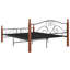 Rosalind Wheeler Bed Frame Black Metal-1334320953-1334320958
