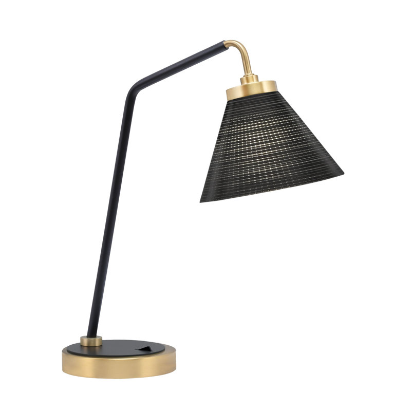 Lampe Walda, Noir mat / laiton