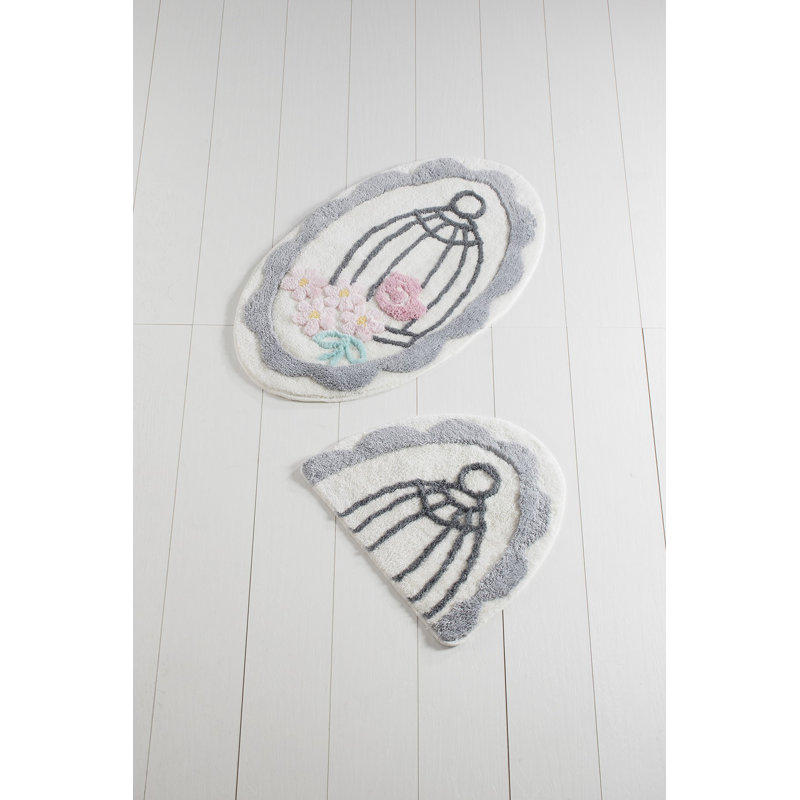 Ensemble de 2 tapis de bain Alewine
