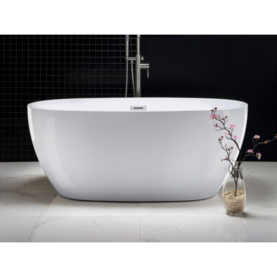 Baignoire de trempage autoportante en acrylique 59 po. X 32 po.