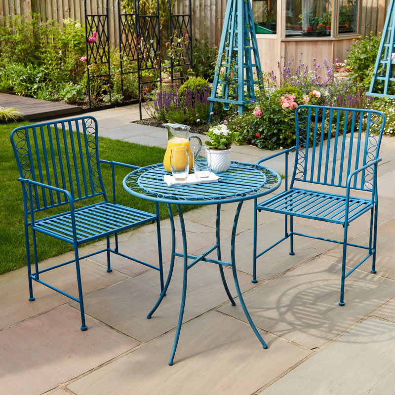 Harbour Outdoor Garden Patio Bistro Table and Chair Set