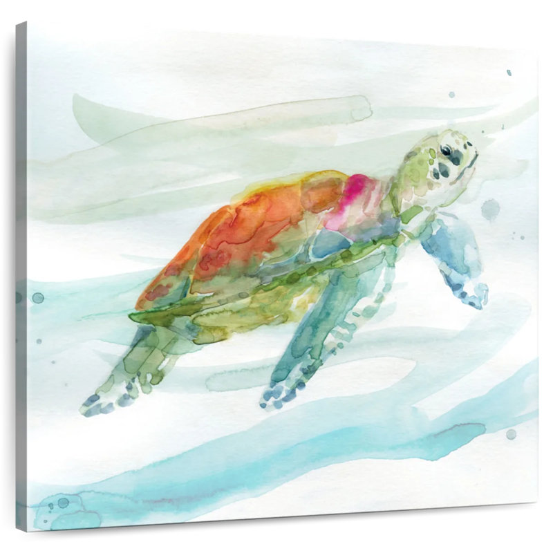 Brampt Turtle Tropics I, 10" H x 10" W