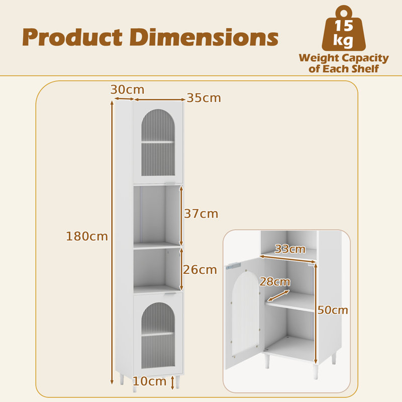 Freestanding Linen Cabinet