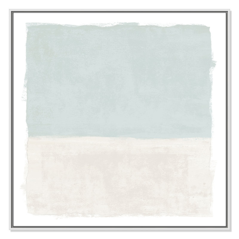 «Ocean Tides I» par Natalie Carpentieri, H 37,5 po x l 37,5 po, Blanc