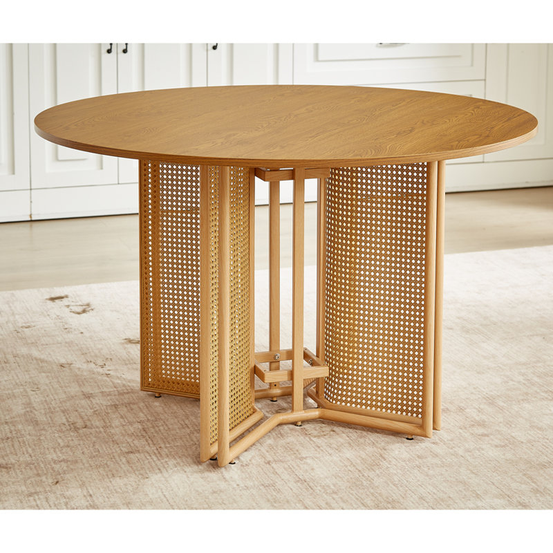 Round Metal Base Dining Table