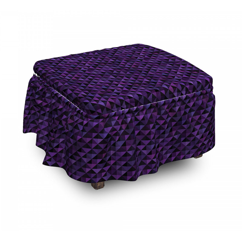 Box Cushion Ottoman Slipcover
