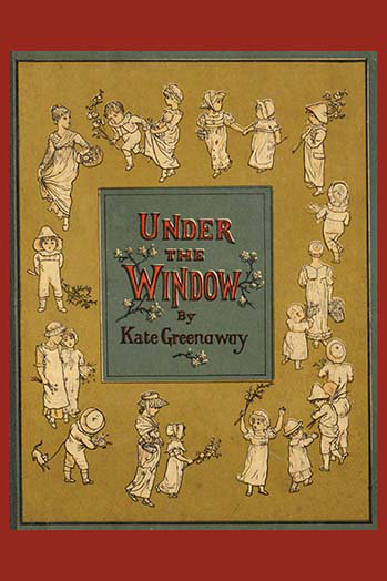 « under the window » par kate greenare-publicité rétro, H 66 po x l 44 po