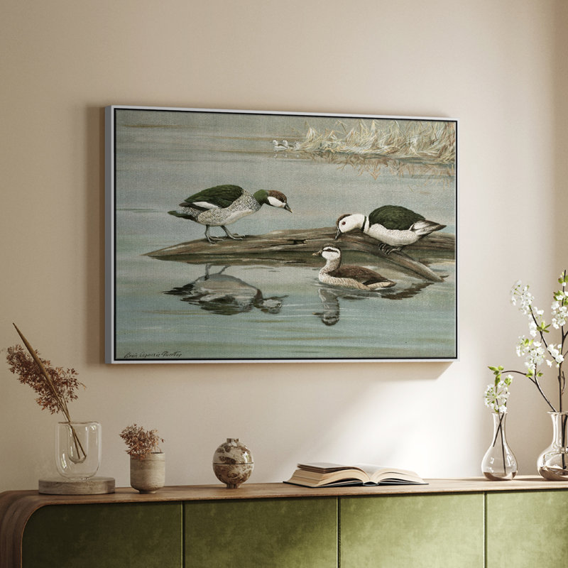 Vintage Animal XIX - impression, Toile encadrée flottée blanche, H 25 po x l 37 po