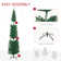 225cm Lighted Artificial Christmas Tree