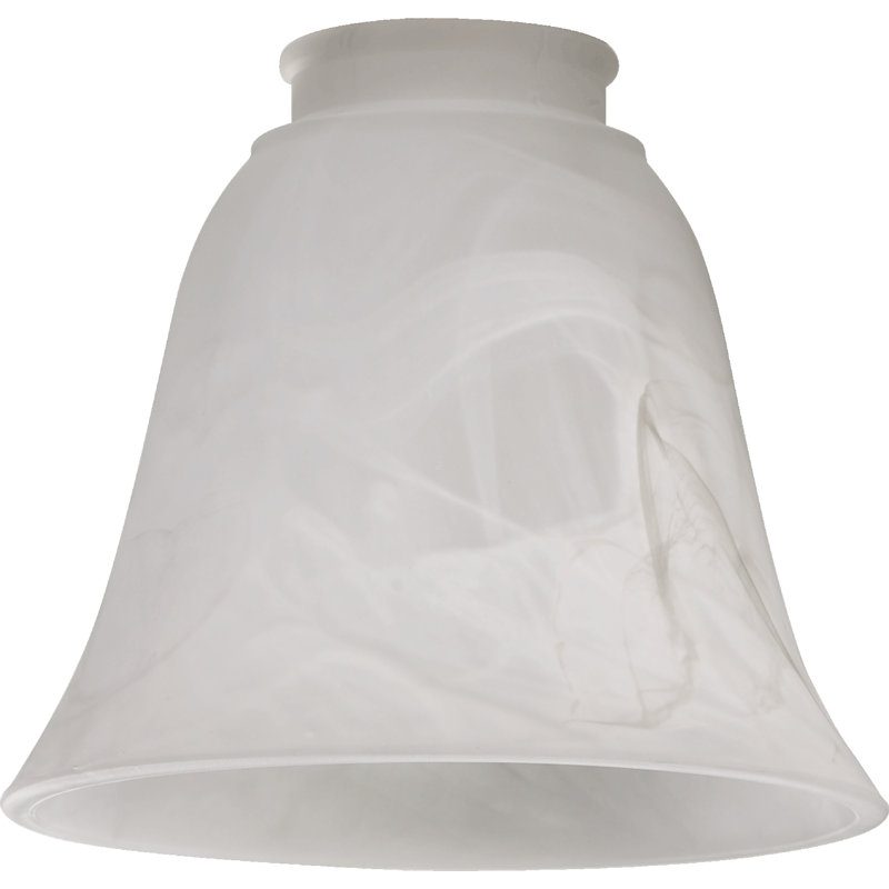 Abat-jour cloche en verre 5 po H