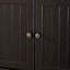 Élégante armoire de rangement à 8 portes avec 4 tablettes, idéale pour un décor organisé et élégant dans les salons, les cuisines et les bureaux-2137237489