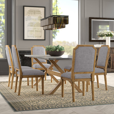 Hopedale 6 - Person Trestle Dining Set