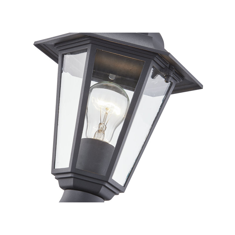 Berkett 1-Light 38.1Cm H Hardwired Lantern Head, Black