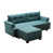 100 % polyester turquoise est en rupture de stock