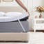 7cm Medium Feeling Memory Foam Mattress Topper Infused With Gel For Comfort Sleep-594341505