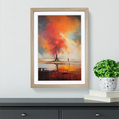 Landscape Gestural No.2 - Framed Print