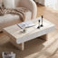 Table basse avec plateau en faux marbre
