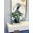 Assorted Hydrangea Floral Arrangement in Glass Vase