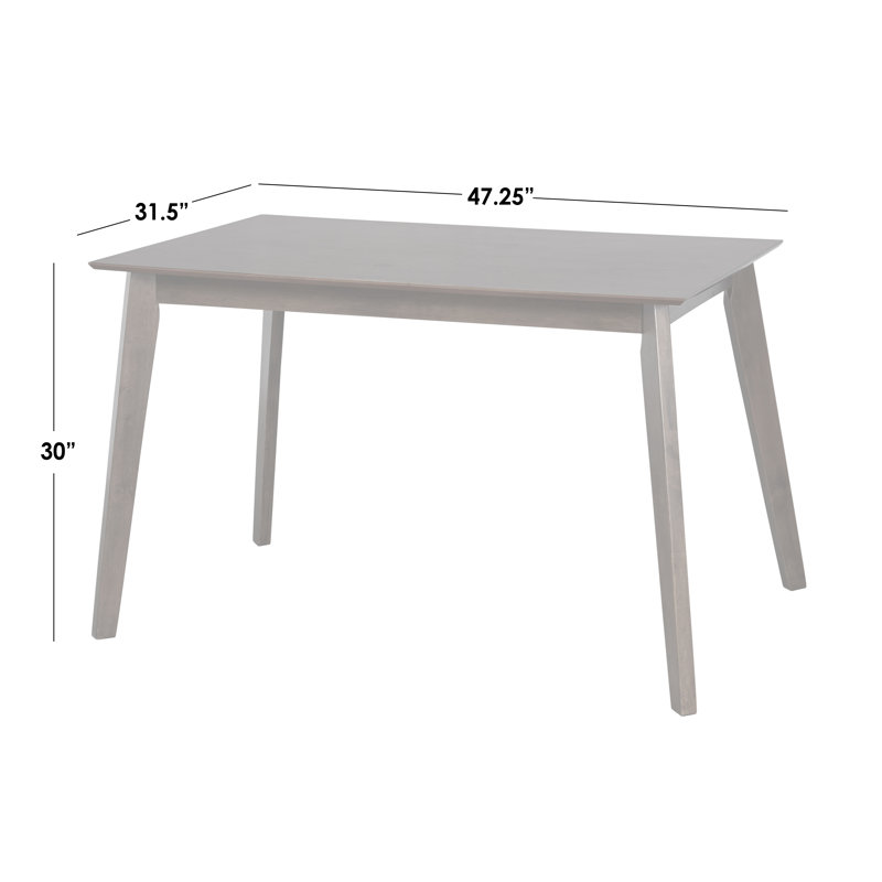 Ensemble repas pour 4 personnes Hardman, Gris anthracite