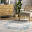 Tapis oriental Eugen en beige / bleu-1943211917