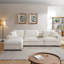 Grand canapé-lit en lin Comfy Cloud