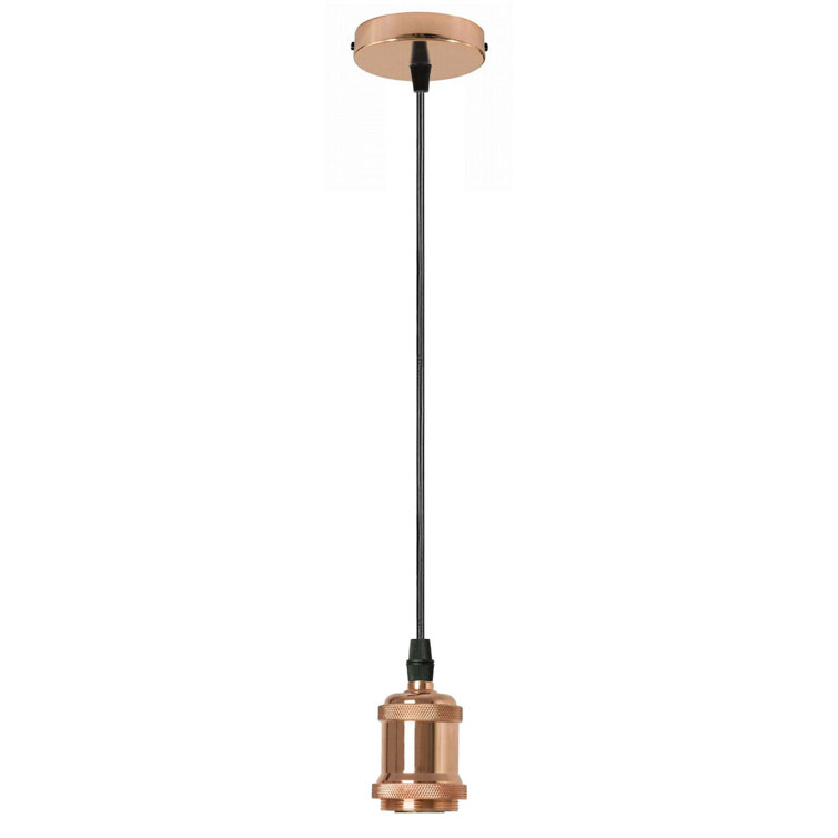 Quinter 1 - Light Rose Gold Bulb Pendant