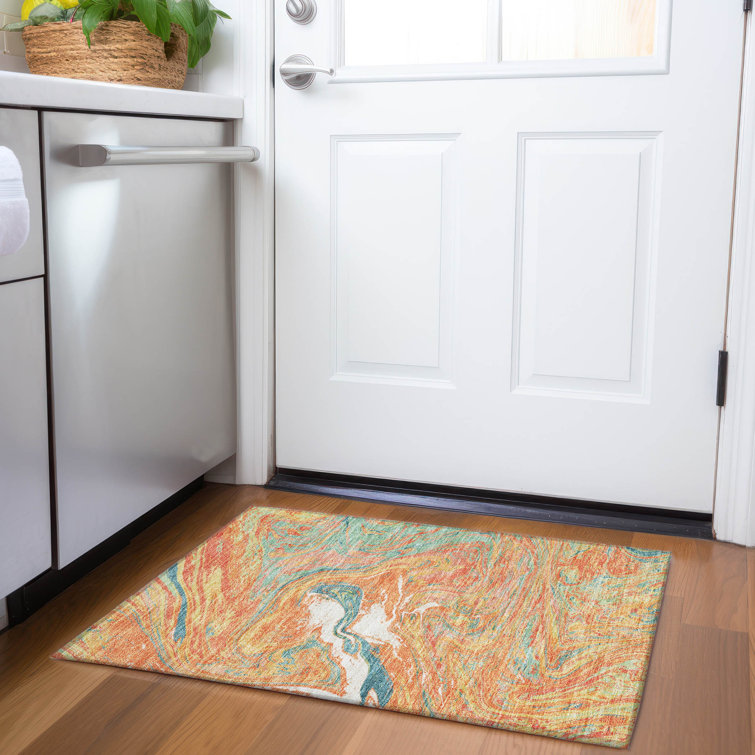 Premium Machine Washable Cossette AMF1061 Abstract Rug