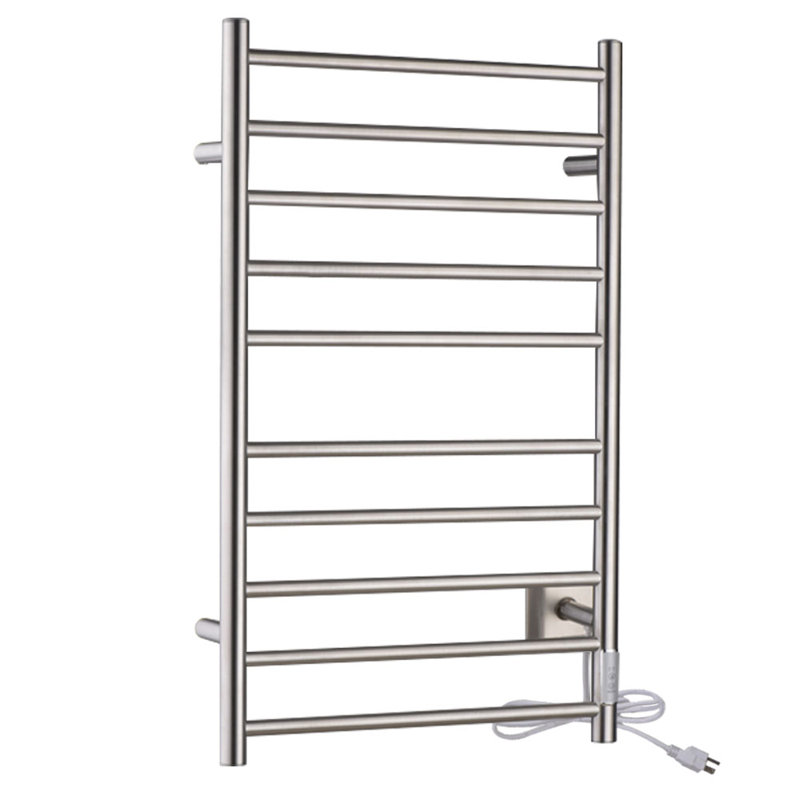 Chauffe-serviettes électrique Crete, Nickel brossé