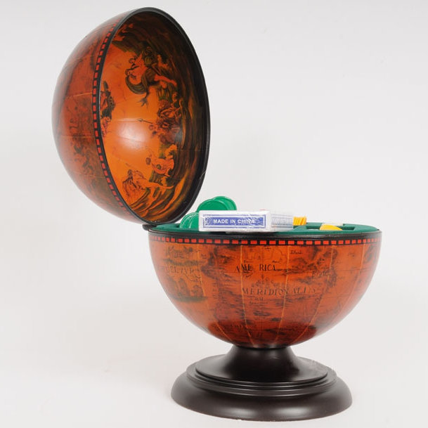 Manufactured Wood Tabletop Globe