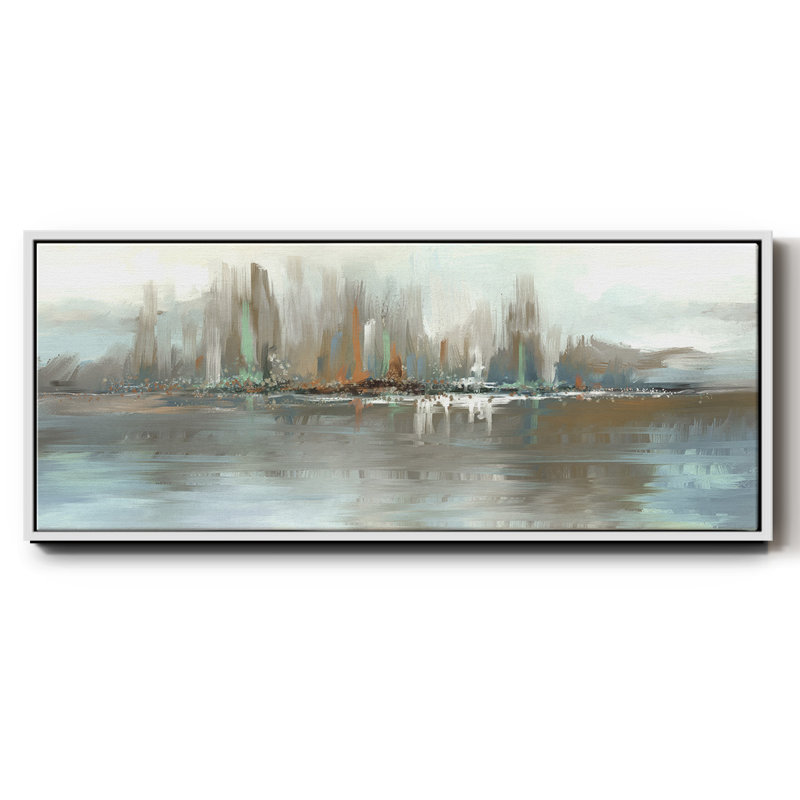 Big City Lights - Toile encadrée, H 20 po x l 50 po