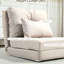 Lit de maison pliant et tapissier: revêtement de chaise en lin beige réglable