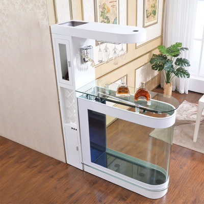 49-59 Gallon Manufactured Wood Modern Eco Aquarium Tank