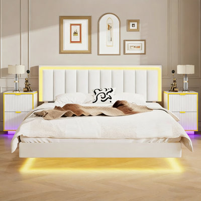 Ensemble de chambre à coucher 3 pièces Floating