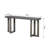 Classic Vintage Solid Pine Wood Legs Geometric Entryway Table-185276742