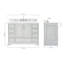 Meuble-lavabo simple avec plateau Abita 49-93359459