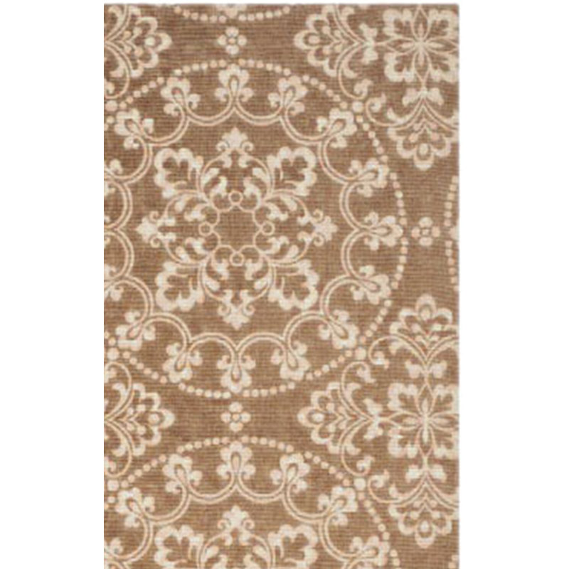 Tapis en jute tissé à la main Charing Cross Cedar Brook, Carré 6 pi