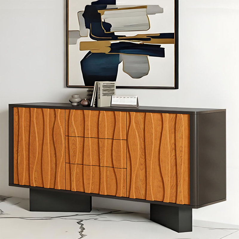 Buffet de rangement simple et multifonctionnel, H 37,41 po x l 70,86 po x P 15,74 po