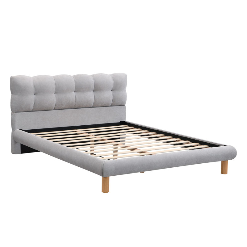 Structure de lit plateforme tapissier, Grand
