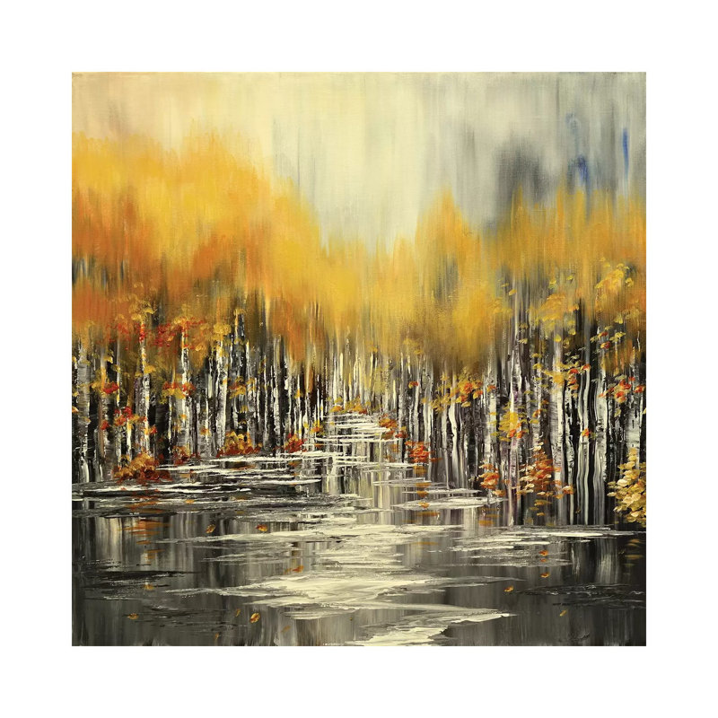 Muskrat Street Art by Tatiana Iliina - Wrapped Canvas Gallery-Wrapped Canvas Giclée, 93.98 cm H x 93.98 cm W x 1.91 cm D