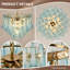 Luminaire suspendu en verre ambré Artisanal - élégance Mid-Century rétro avec détails dorés-1262329800-1262329802-1272468249