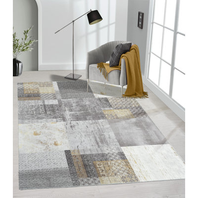 Cheryllee Geometric Machine -made Area Rug