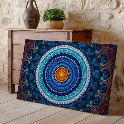Reproduction d'art sur toile Mandala