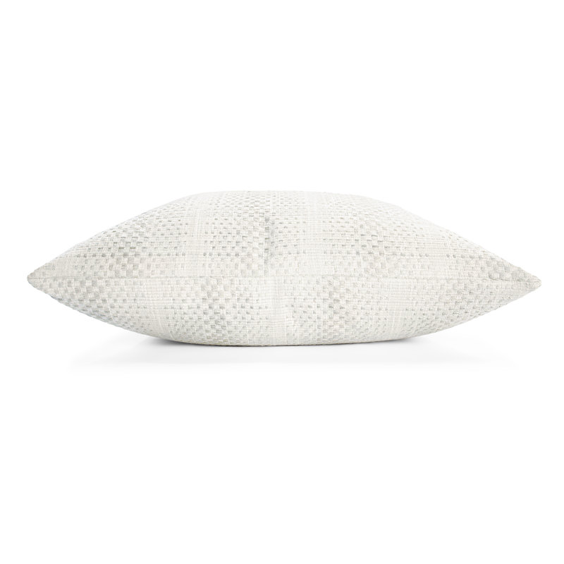 Stacatto Lumbar Indoor/Outdoor Pillow Cover & Insert, Shell, Square 22"