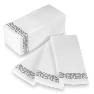 Serviettes essuie-mains jetables Ecoqualité (Ensemble de 100)