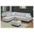 Alger 98" Wide Left Hand Facing Sofa & Chaise With Ottoman-786328635