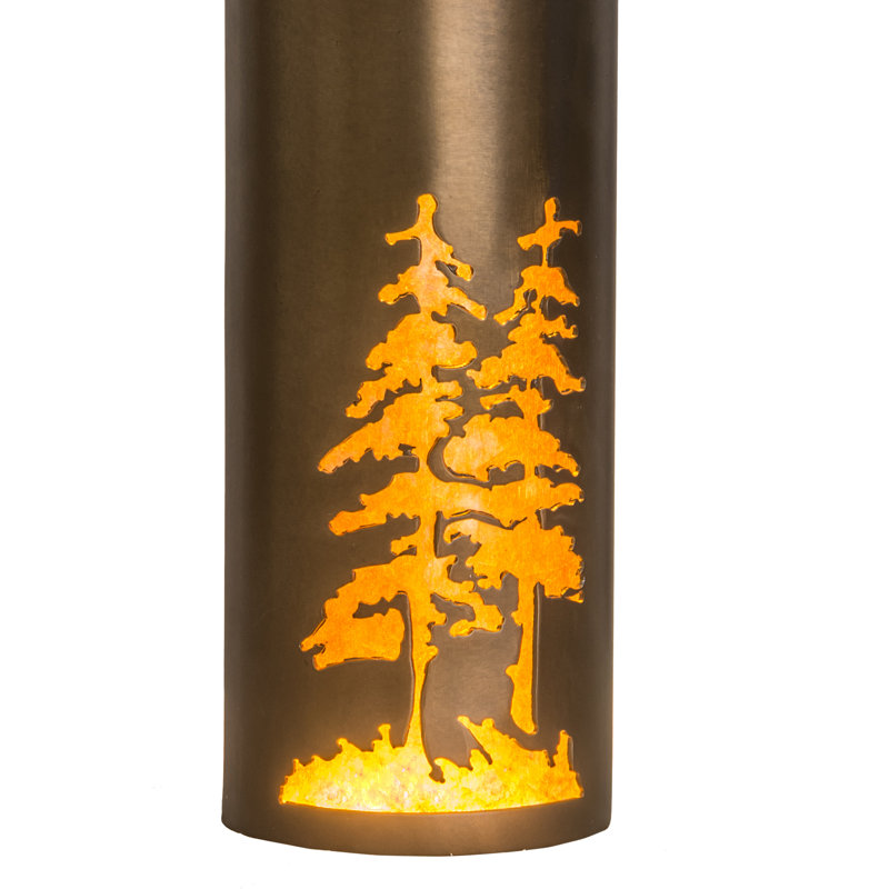 Luminaire suspendu cylindrique 1 lumière Tall Pines