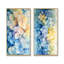 Hydrangée abstraite, horizon de simplicité I - impressions sur toile florales 2 pièces-831614478-831614516