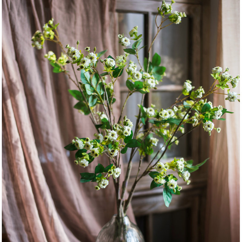 Branche de feuille de thé artificielle Asakusa, H 58,3 po x l 5 po x P 1 po