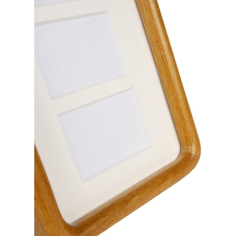 Jessina Teak Wood Picture Frame - Set of 2 with Mat