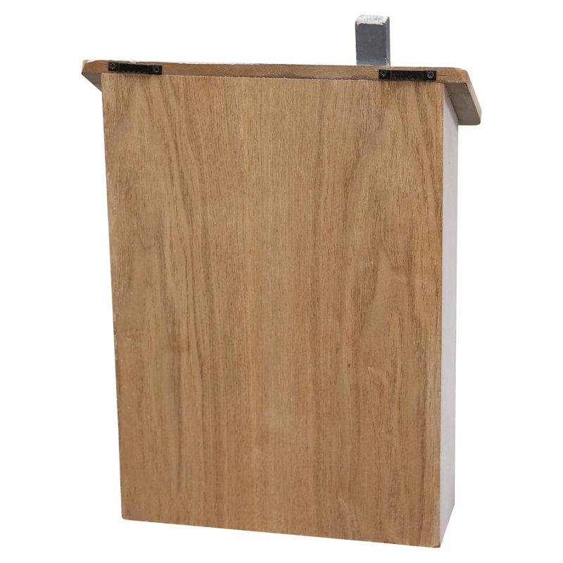 Pantasis Wood Wall Mounted Mailbox